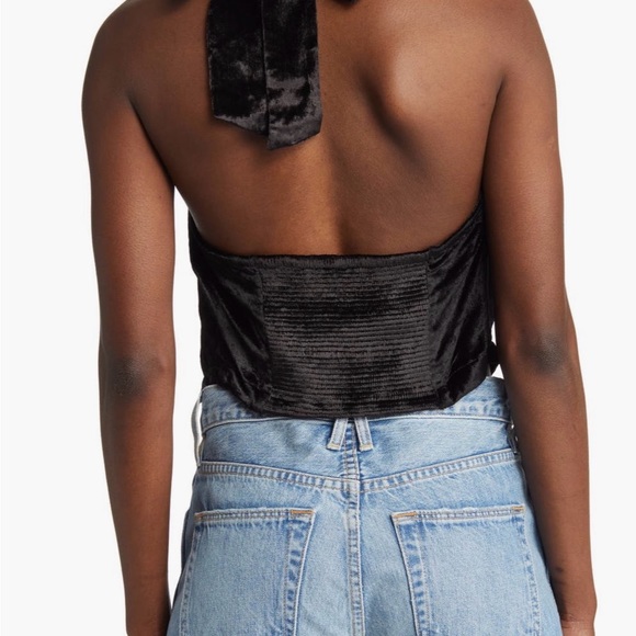 NWT: Free People Arianna Beaded Halter Top - Picture 2 of 8